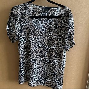 INC Leopard Print Shirt